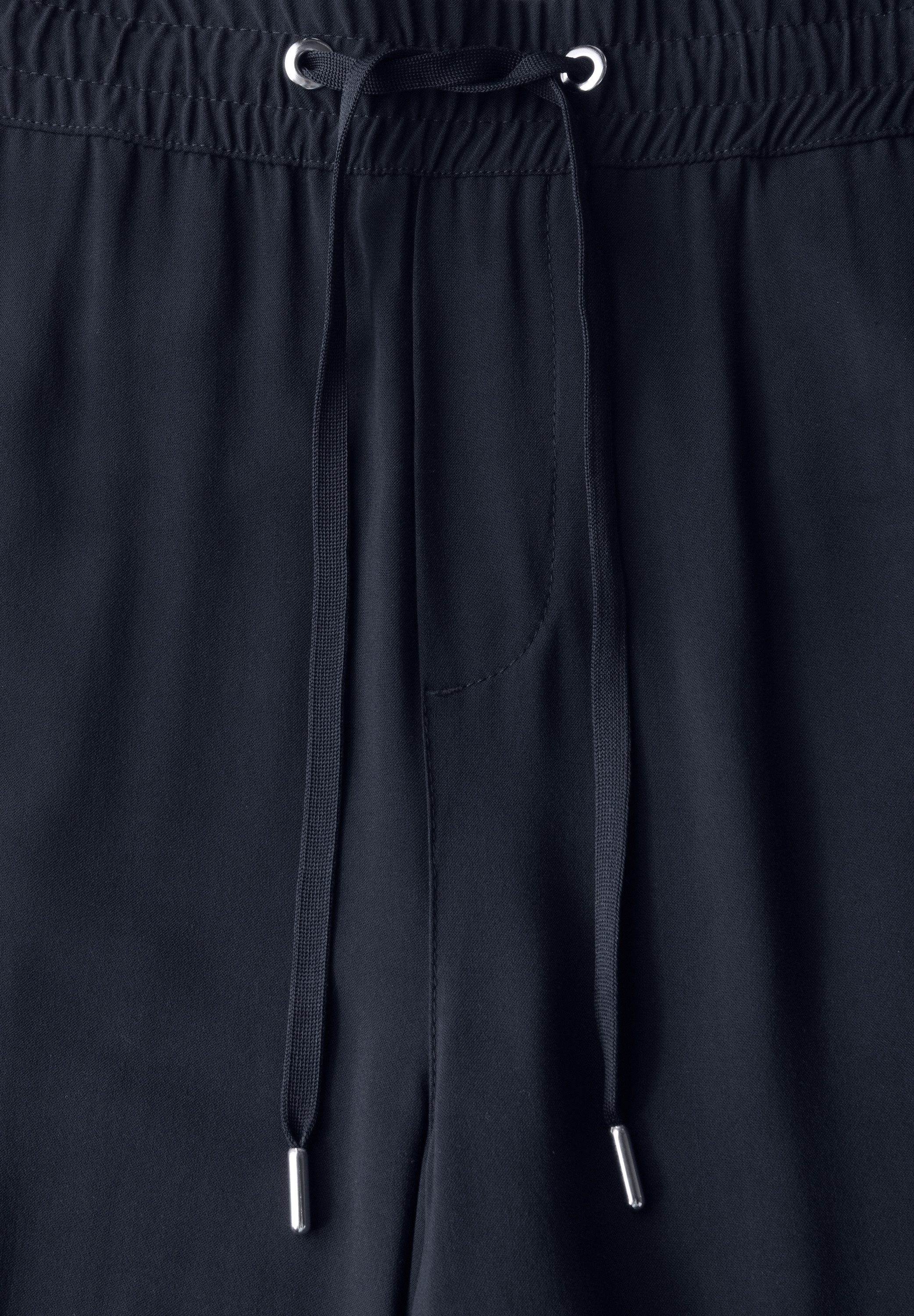 STREET ONE Stoffhose Style Emee Sommerhose mit elastischem Bund mit Tunnelzug