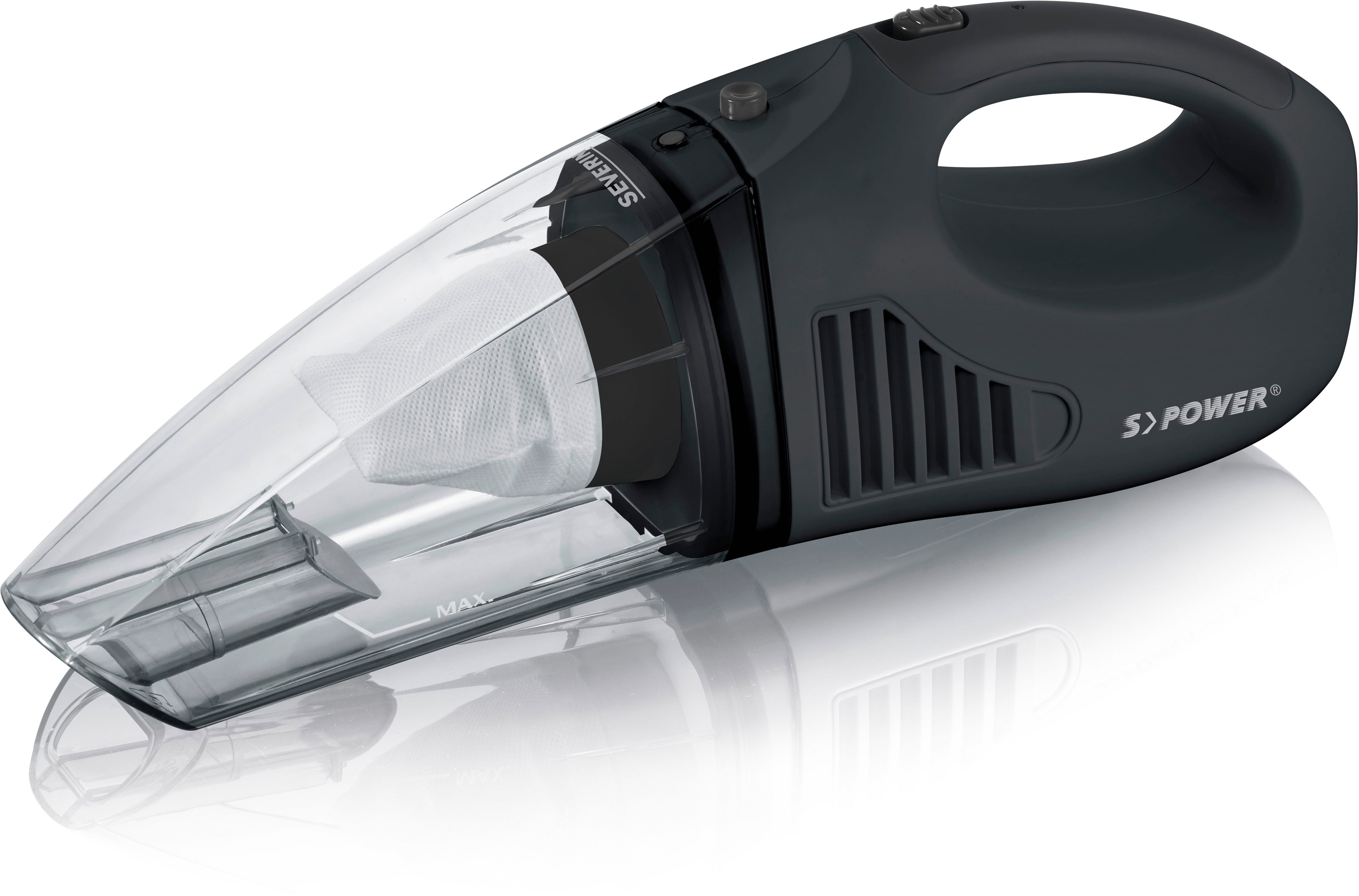 Severin Akku-Hand-und Стальной пылесос HV 7963, 120 W, beutellos, 3-in-1 Akku-Handstaubsauger "S-POWER® home & car Li 20"