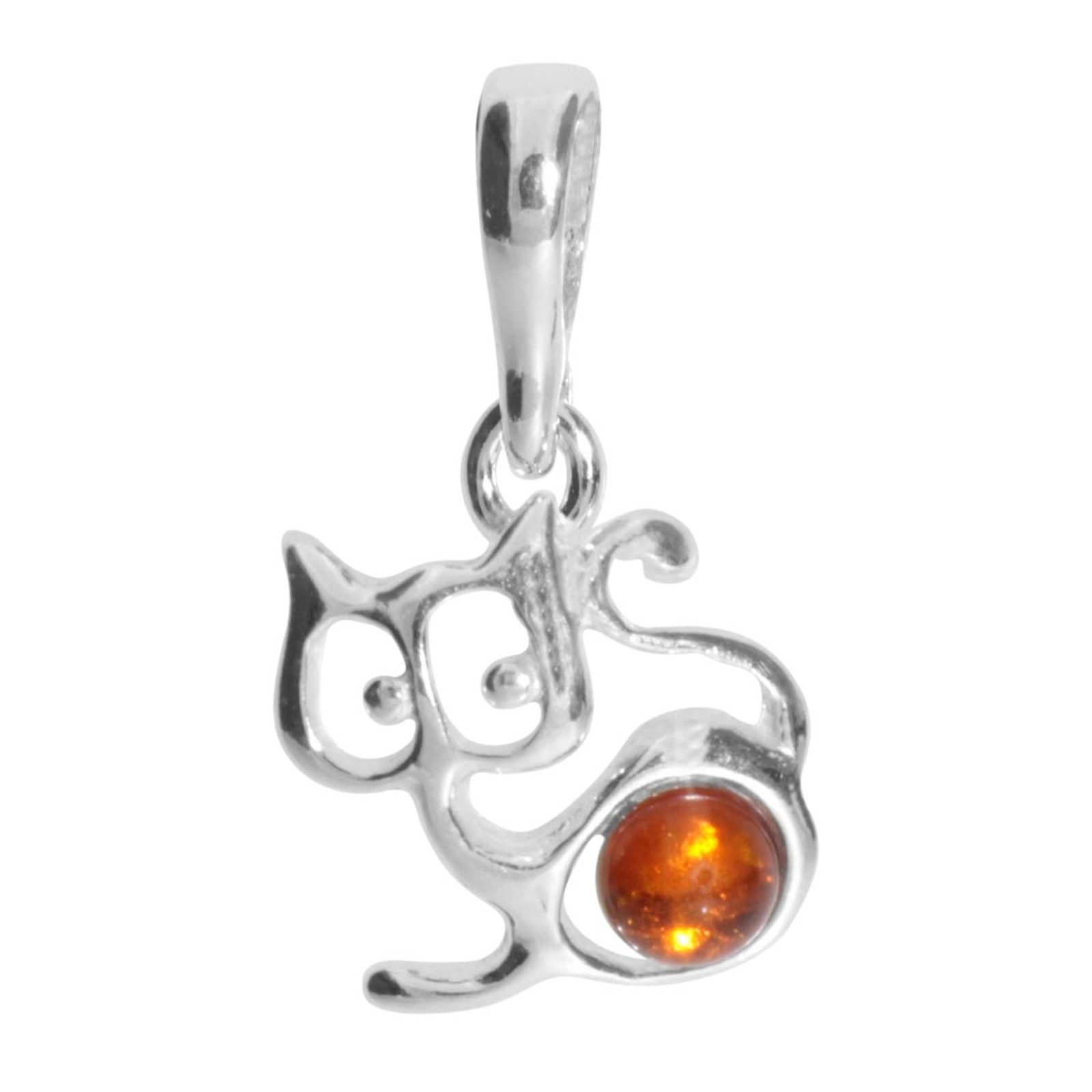 Kettenanhänger Ostsee-Schmuck Anhänger Katze Anhänger Katze