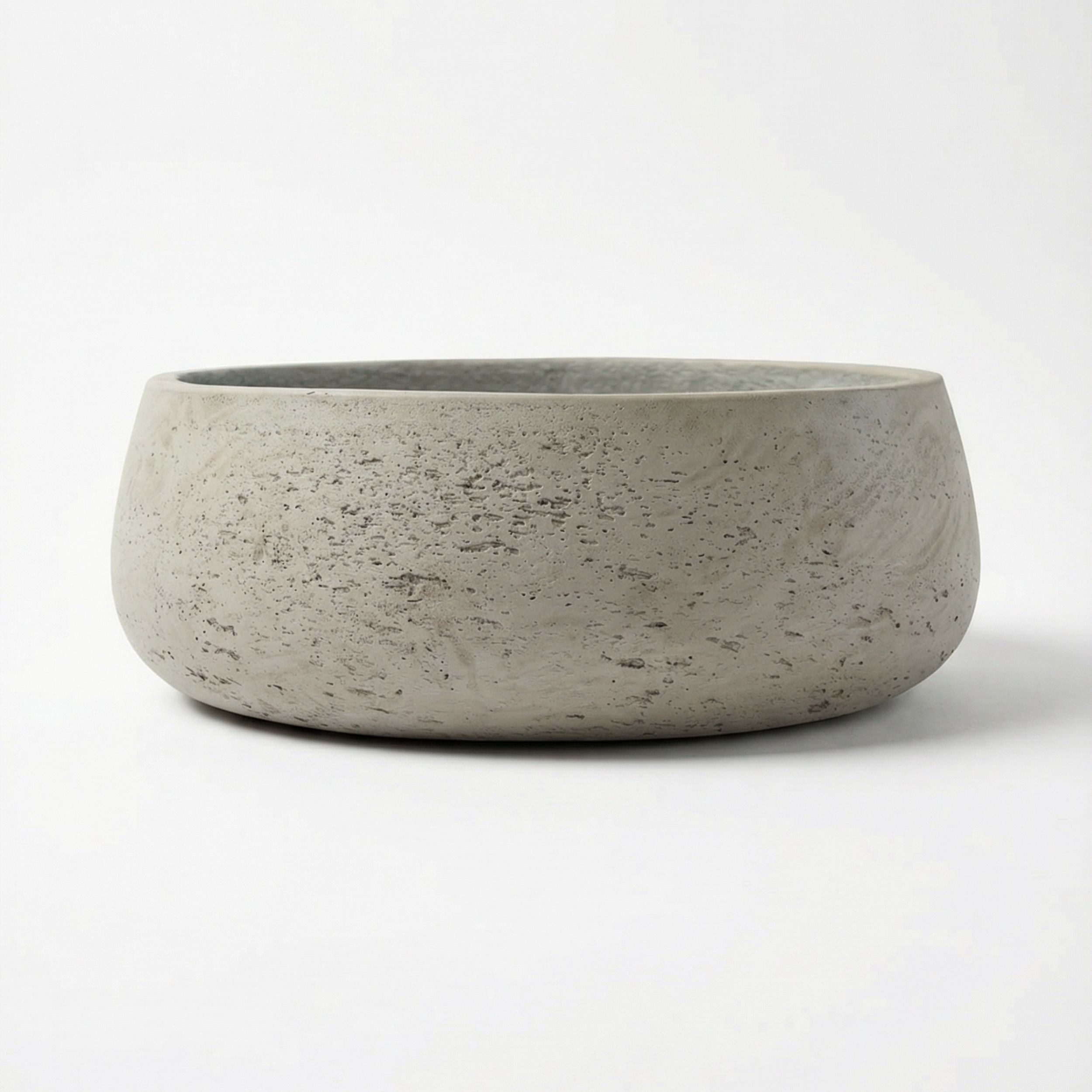 finestgreen Pflanzschale Eileen, Fiberclay Pflanzkübel in Beton-Optik für Innen & Außen