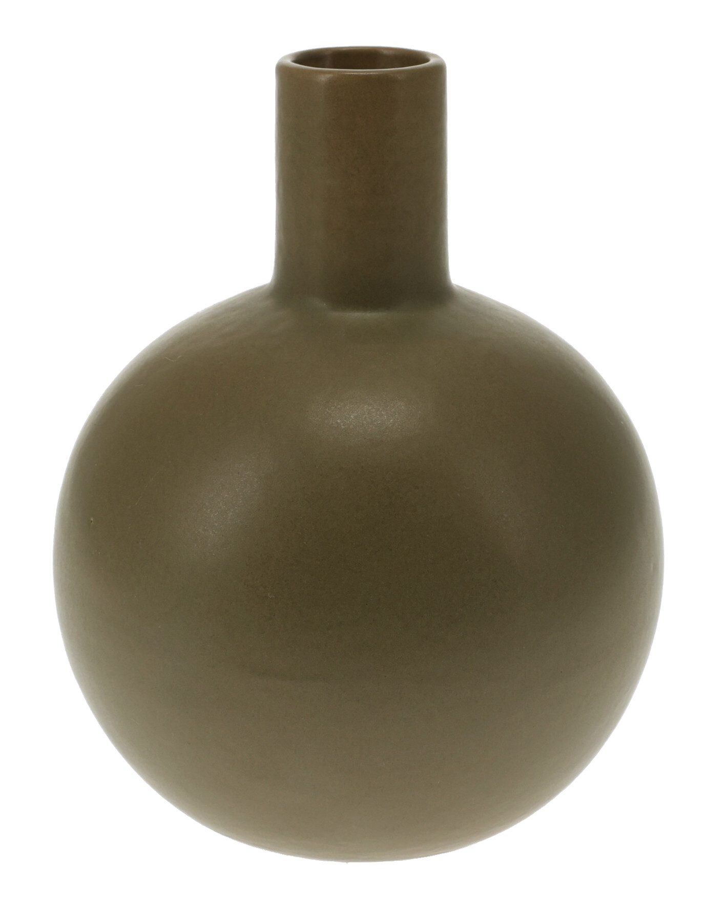 ZauberDeko Dekovase Deko Vase Rund Porzellan Klein 4 Farben Flaschenvase Blumenvase 13 cm