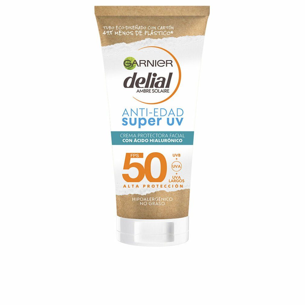 DELIAL Schutzcreme Gesicht Aging 50ml Anti das Uv Spf50 Delial für Sonnenschutzpflege Super