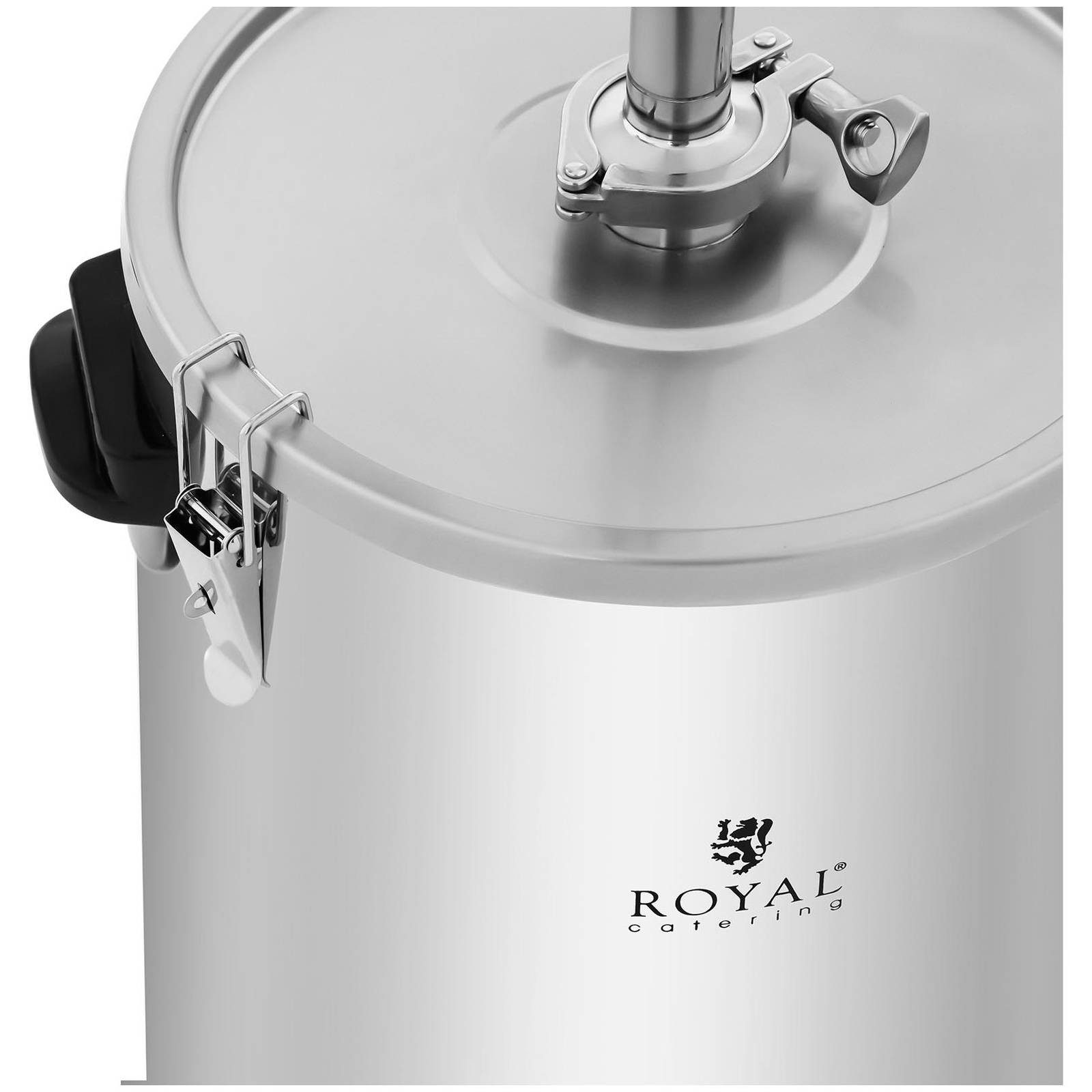 Royal Catering Wasserfilter Wasserdestilliergerät 20 l Wasserdestillierer 2000 W 130 °C Edelstahl