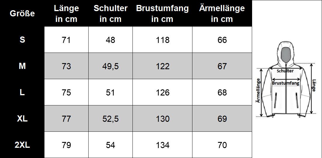YOUTHUP Winterjacke Herren doppelseitige Übergangsjacke winddichte Steppjacke