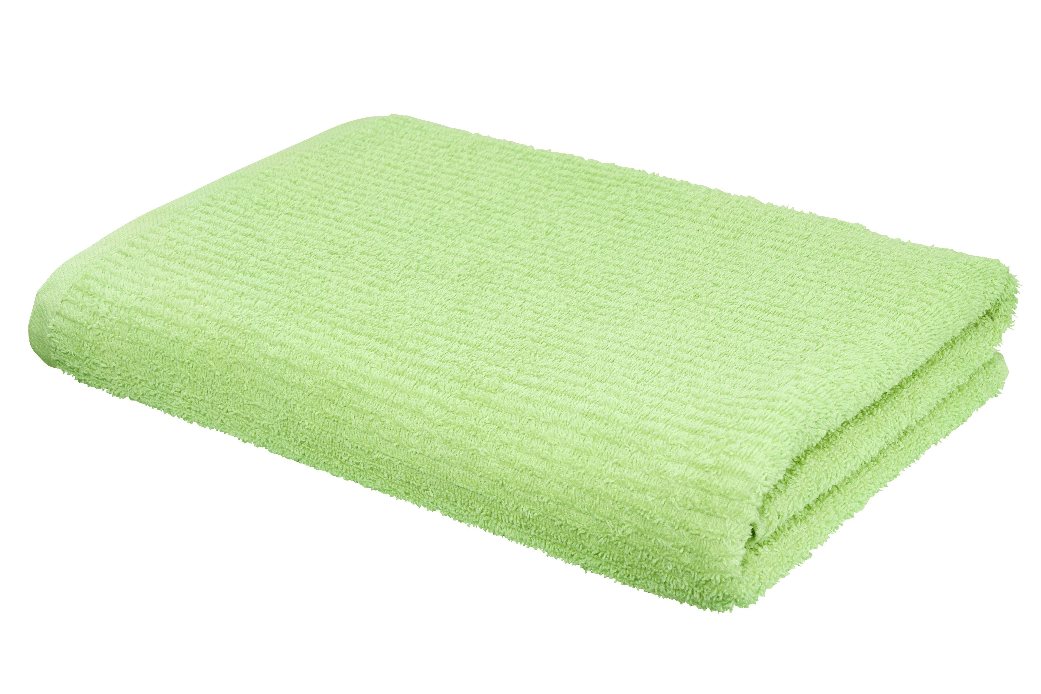 OTTO home Badetuch Riva, 80x150, Premium Handtücher, 500 gr/m², Webfrottier (1-St), Hoch-Tief-Struktur, Streifen, weich, 5 Jahre Garantie