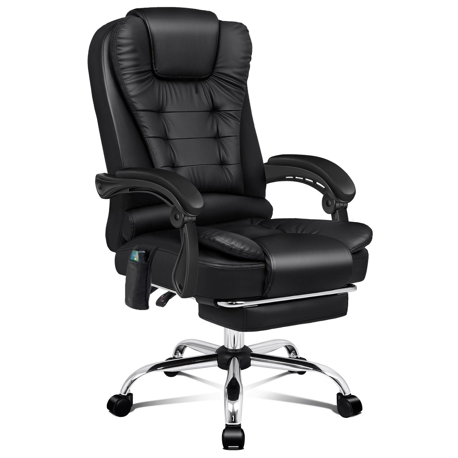 ALFORDSON Bürostuhl 8-Punkt-Massage-Vibration, Höhenverstellbarer Chefsesse günstig online kaufen