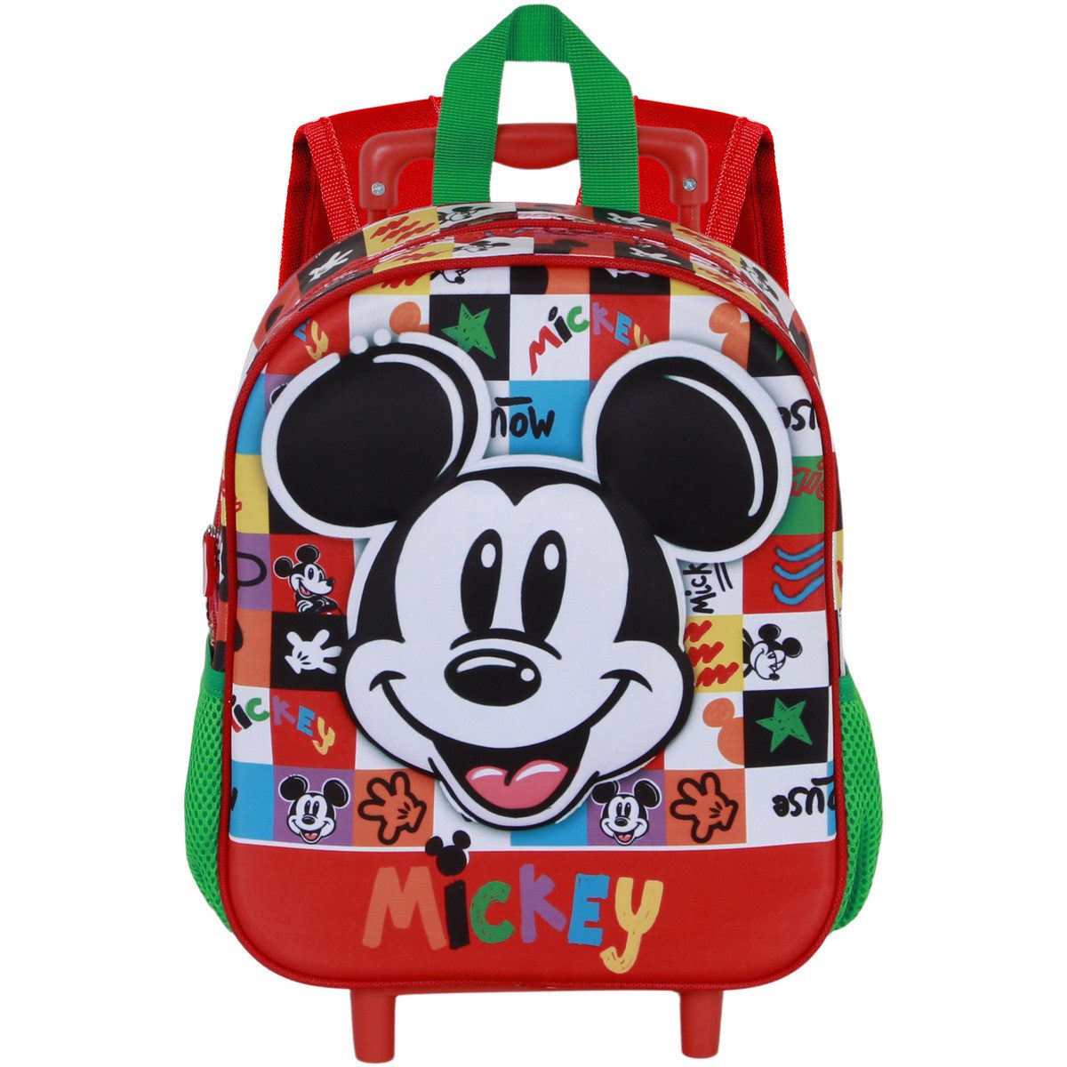 Disney Kinderrucksack Mickey Mouse Mood-Small 3D with Wheels