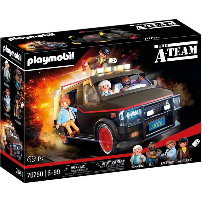 Playmobil® Konstruktions-Spielset A-Team Van (70750) (69 St) Made in Europe
