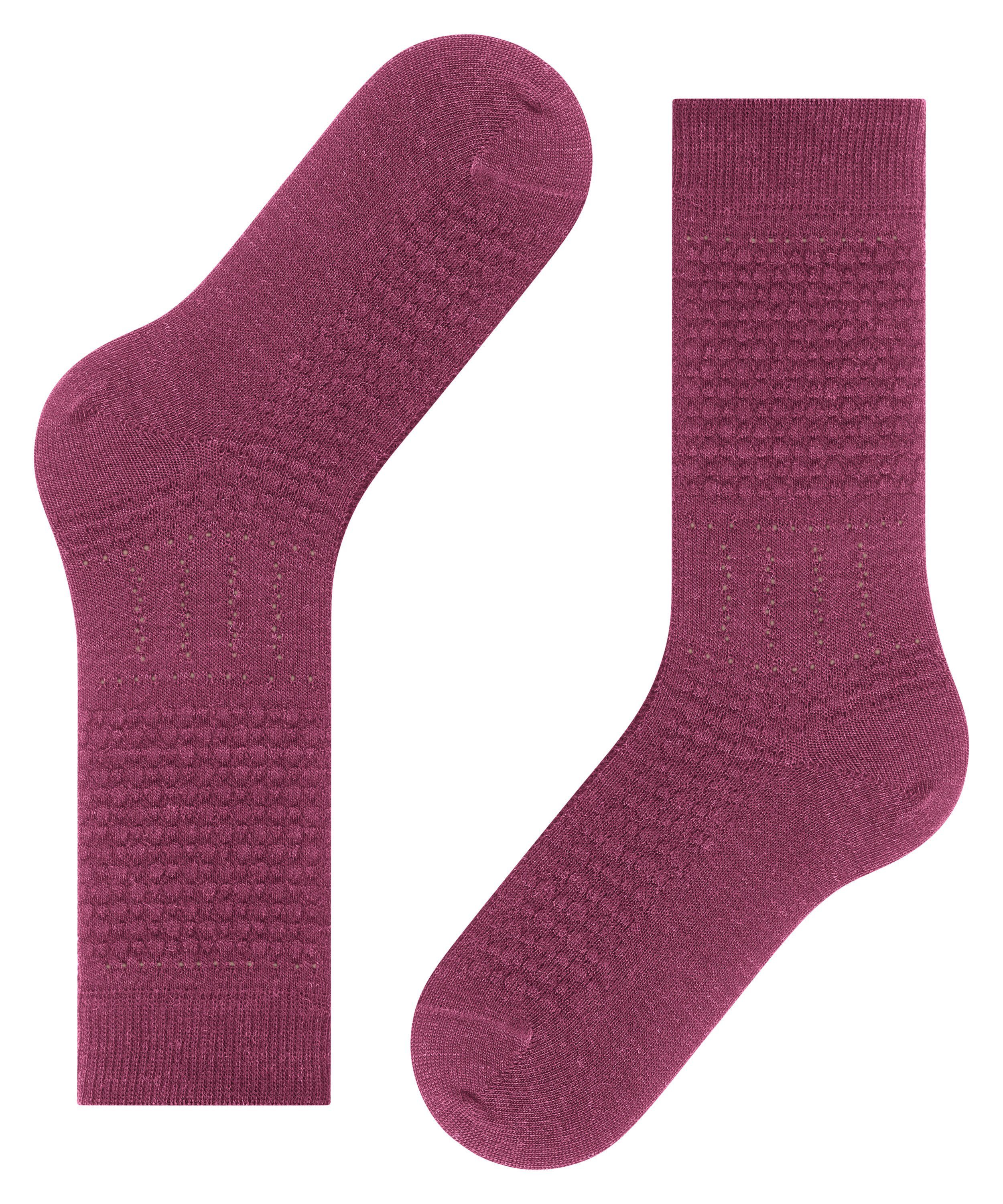 FALKE Socken Fibre red (8236) Root (1-Paar) plum