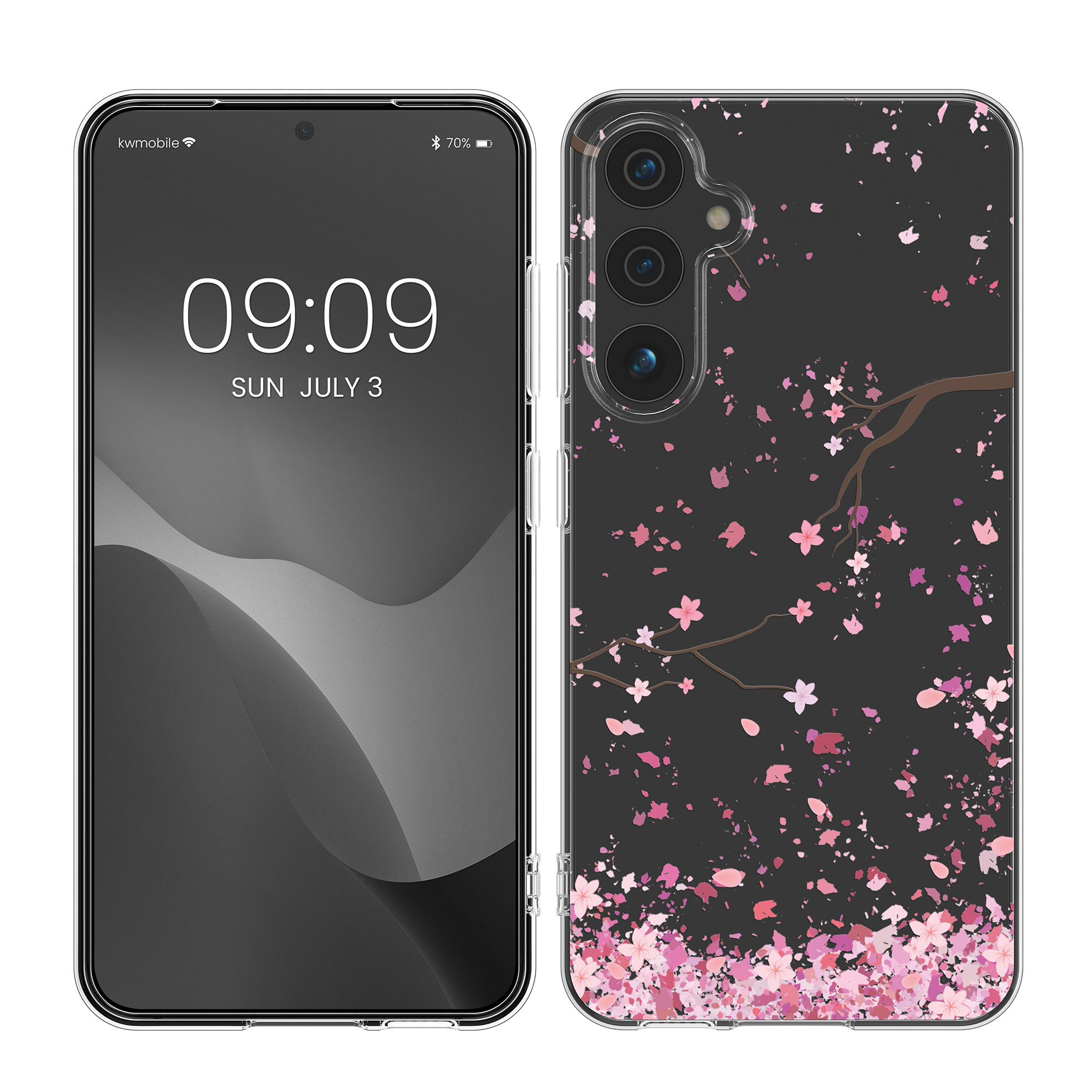 kwmobile Handyhülle Case für Samsung Galaxy S23 FE, Hülle Silikon transparent - Silikonhülle
