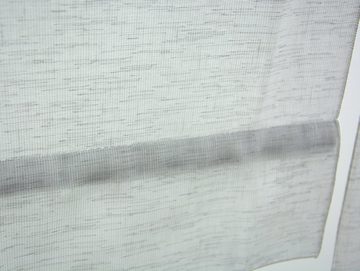 Scheibengardine 3-teiliges Mini-Flächenvorhang-Set in grau, 4015-11, Miniflächenvorhang, Clever-Kauf-24, (3 St)
