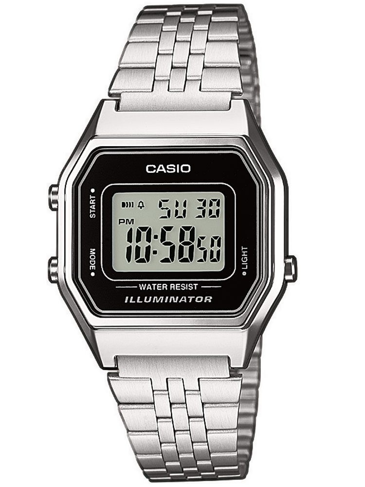 CASIO Quarzuhr CASIO LA680WEA-1EF Collection Unisex Uhr 28mm 3ATM CASIO LA680WEA-1EF Collection Unisex Uhr 28mm 3ATM