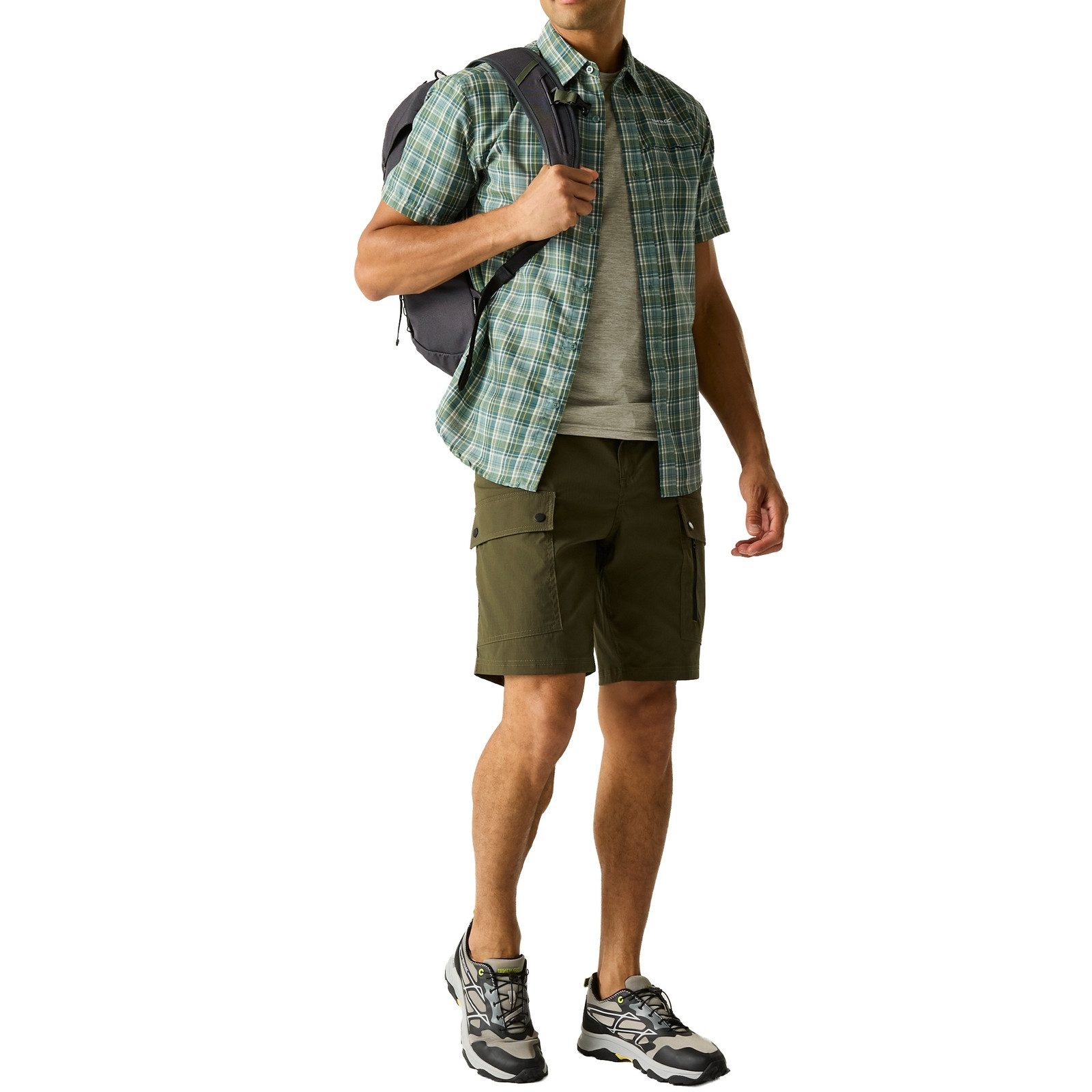Regatta Funktionshemd Mindano Short Sleeve Shirt mit Brusttasche