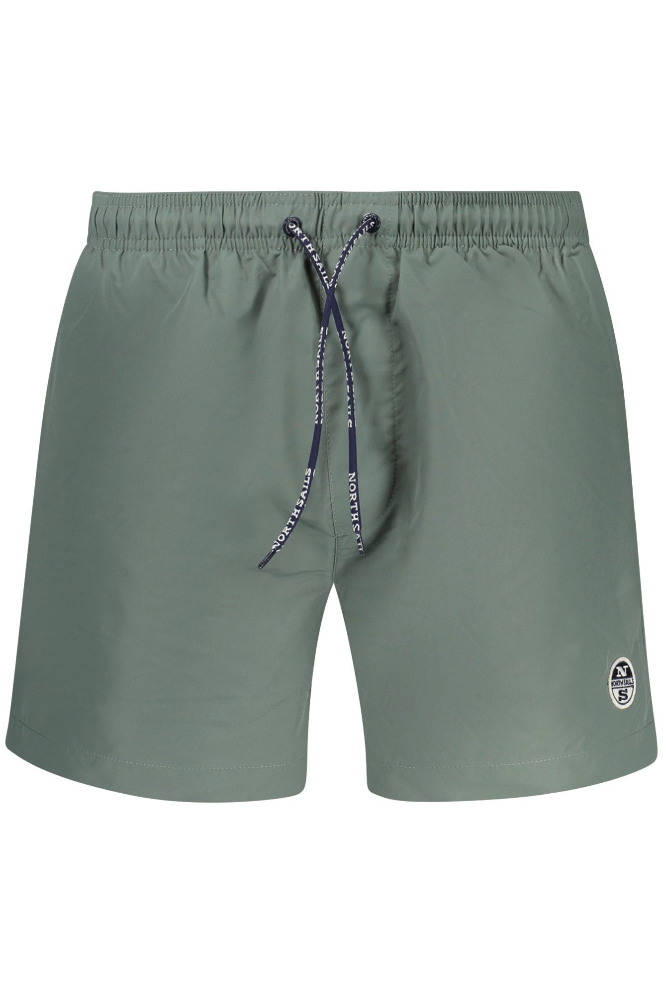 North Sails Badeshorts Herren-Badeshorts grün – Elastischer Bund, Taschen, Innenfutter