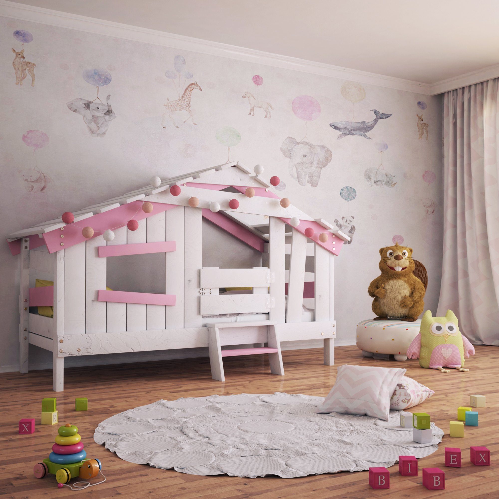 bibex Kinderbett APART CHALET Kinderbett, Jugendbett, günstig online kaufen