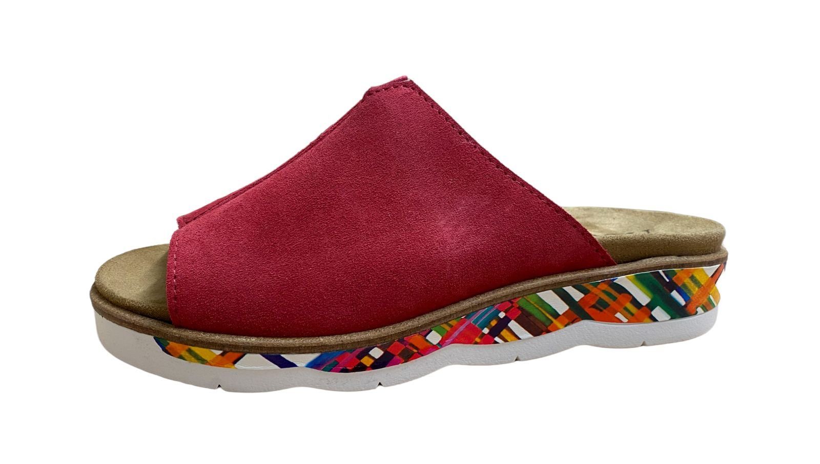 ACO Damen Plateau Pantolette WAVE C1212101224-02 red rot Clog