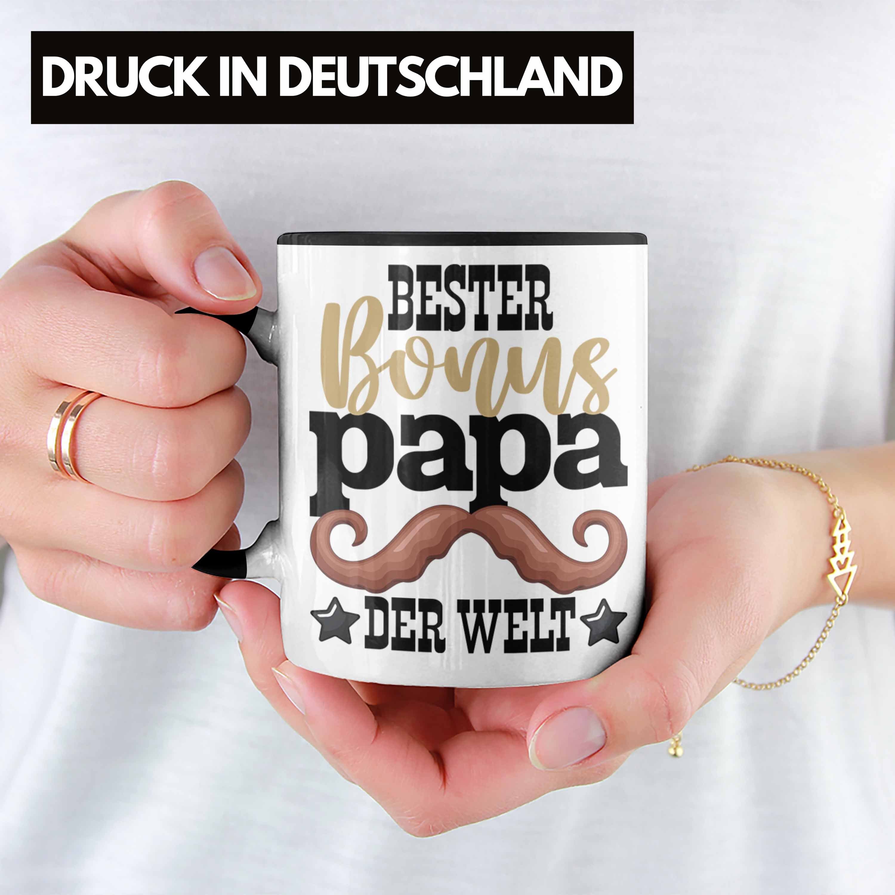 Trendation Stiefvater Tasse Vater Bester Bonus Stiefvater Geschenk Der Welt Schwarz Tasse Papa