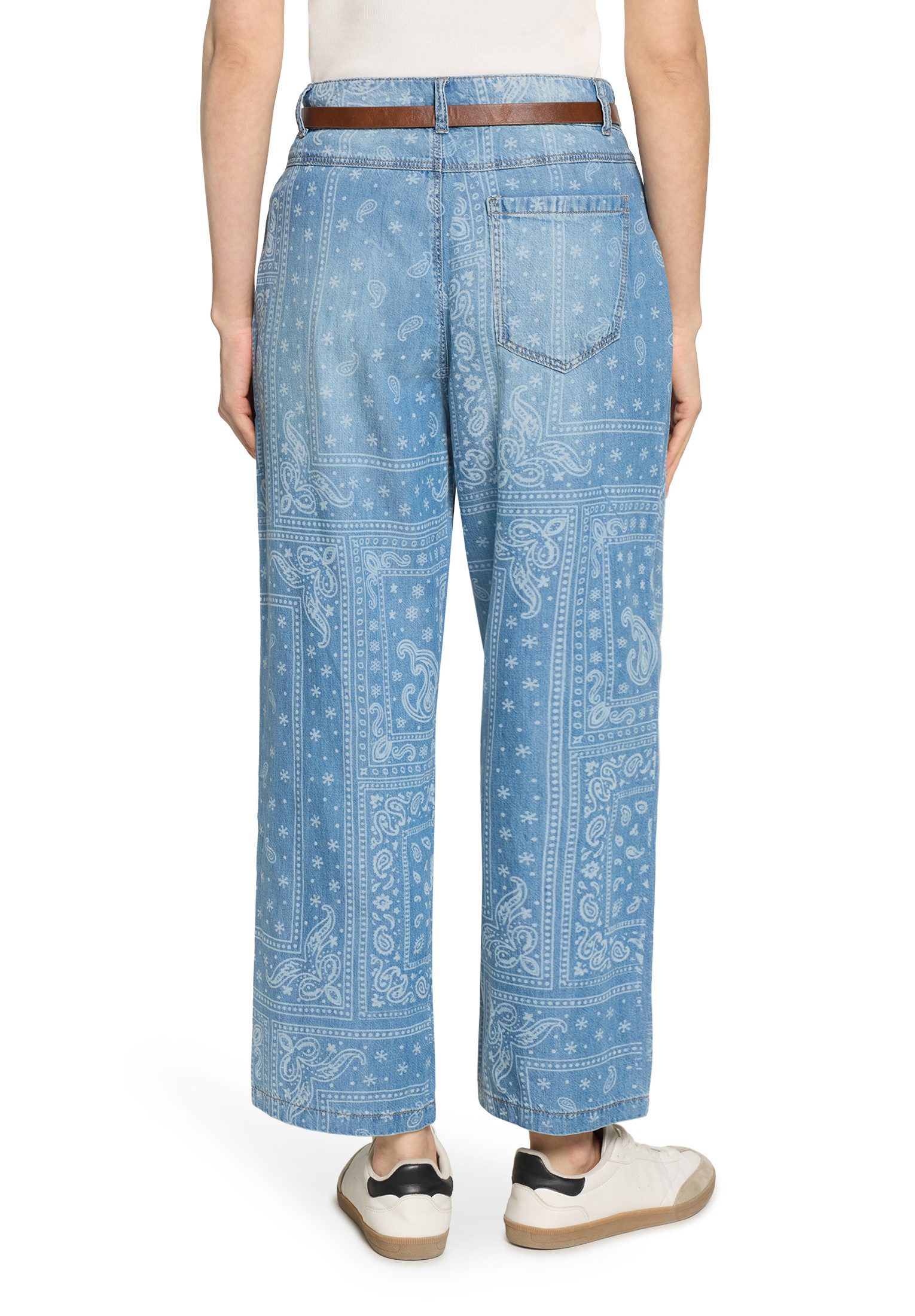 Cartoon Stoffhose Damen mit Gürtel