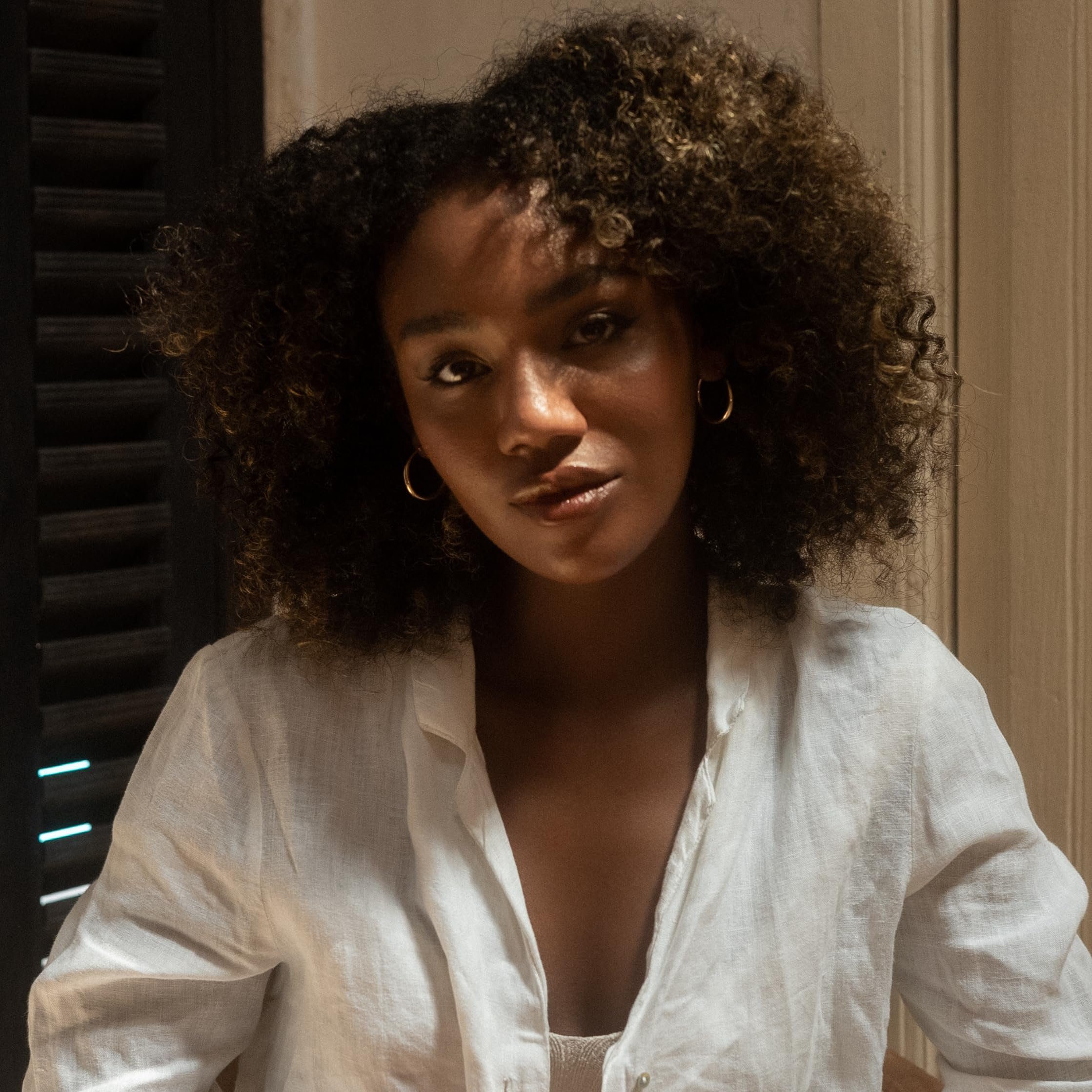 Made by Nami Creolen-Set Creolen Gold Ohringe Damen aus Edelstahl, Wasserfester Schmuck