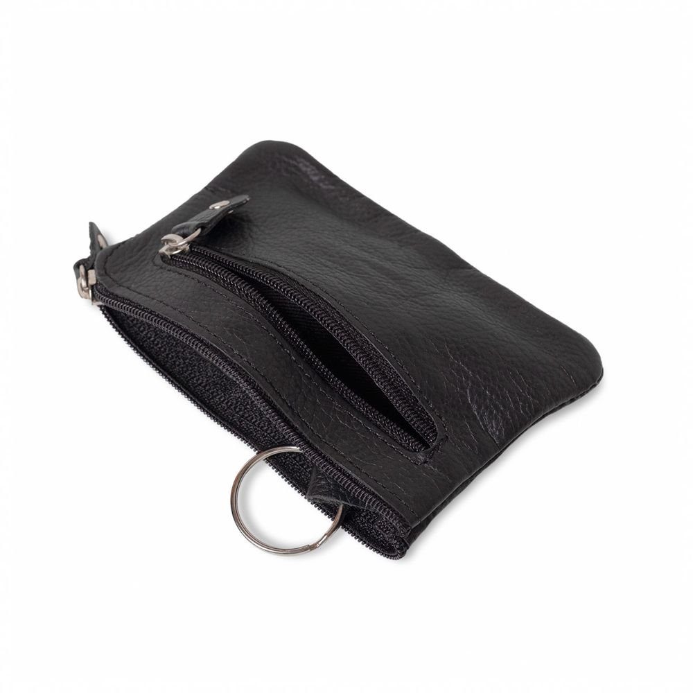 Hamosons Schlüsseltasche Großes Schlüsselmäppchen, Leder, Schwarz, günstig online kaufen