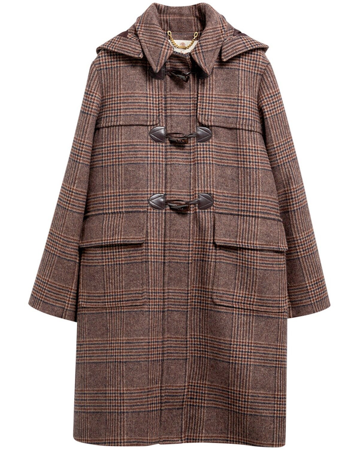 Barbour Wintermantel Dufflecoat Melody Check Wool