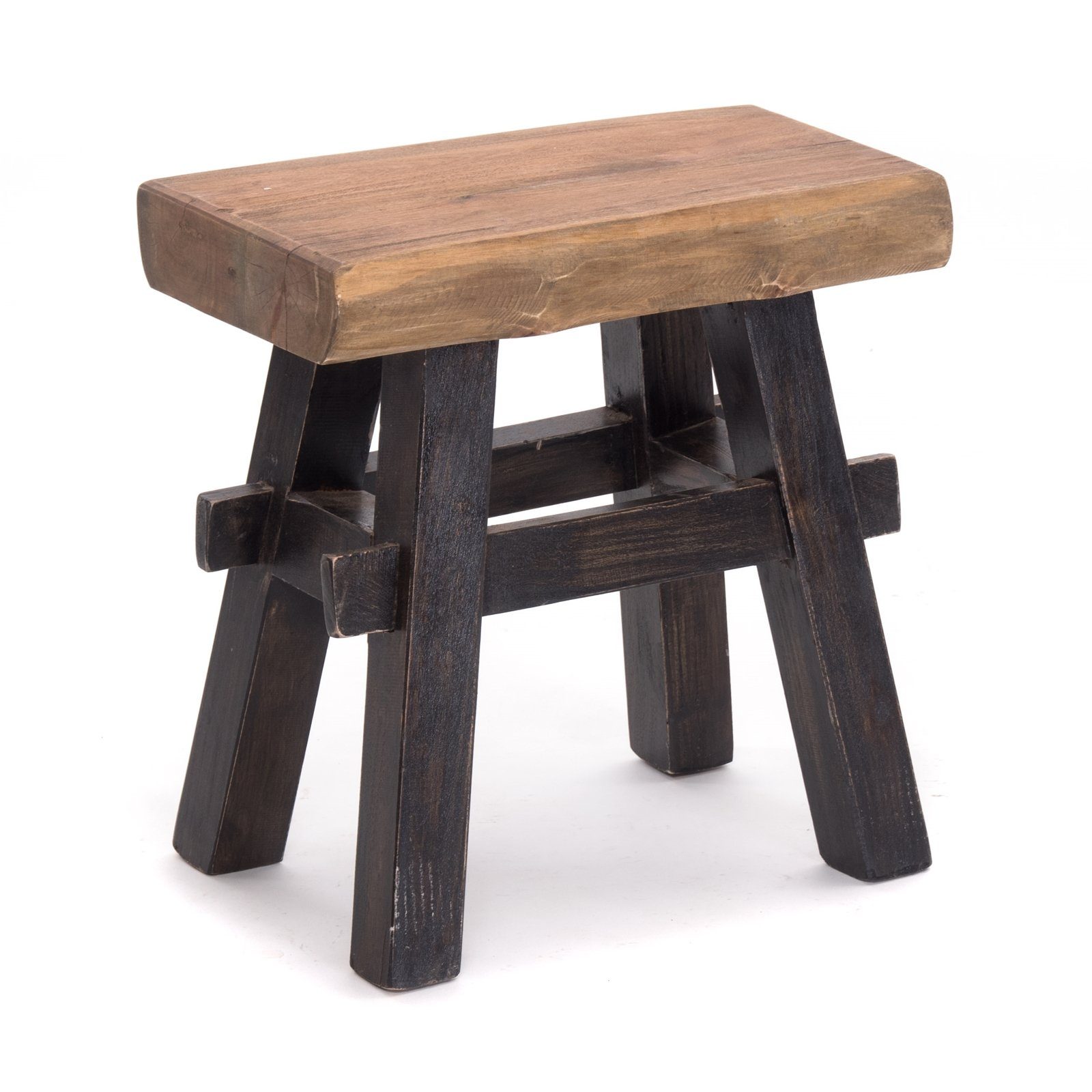 DESIGN DELIGHTS Табуретки HOLZ HOCKER "VINTAGE 40", Hartholz, 43x45 cm (HxB), Стулья, Far