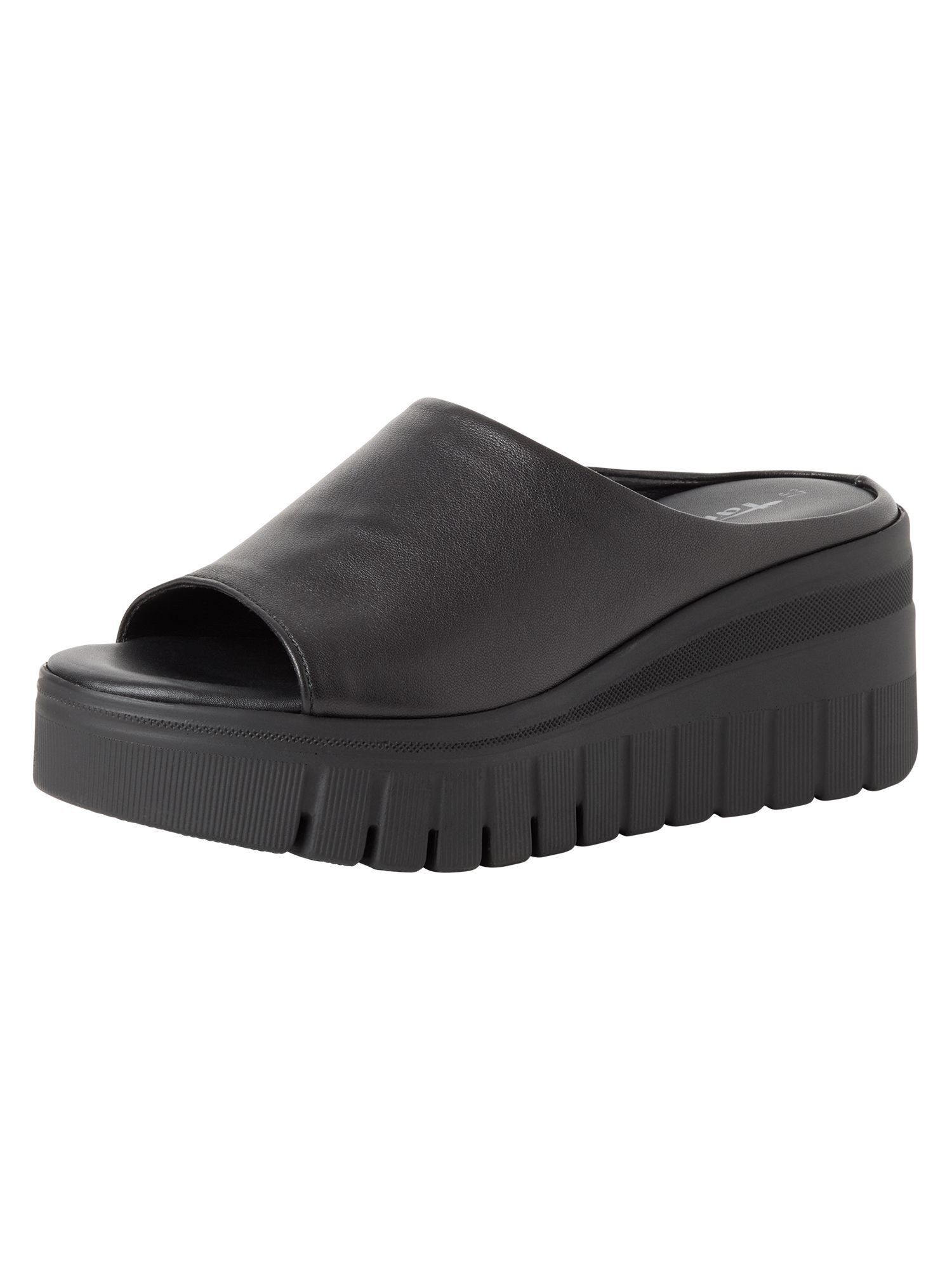 TOUCH-IT aus Leder Keilabsatz 1-27206-46 Keilpantolette