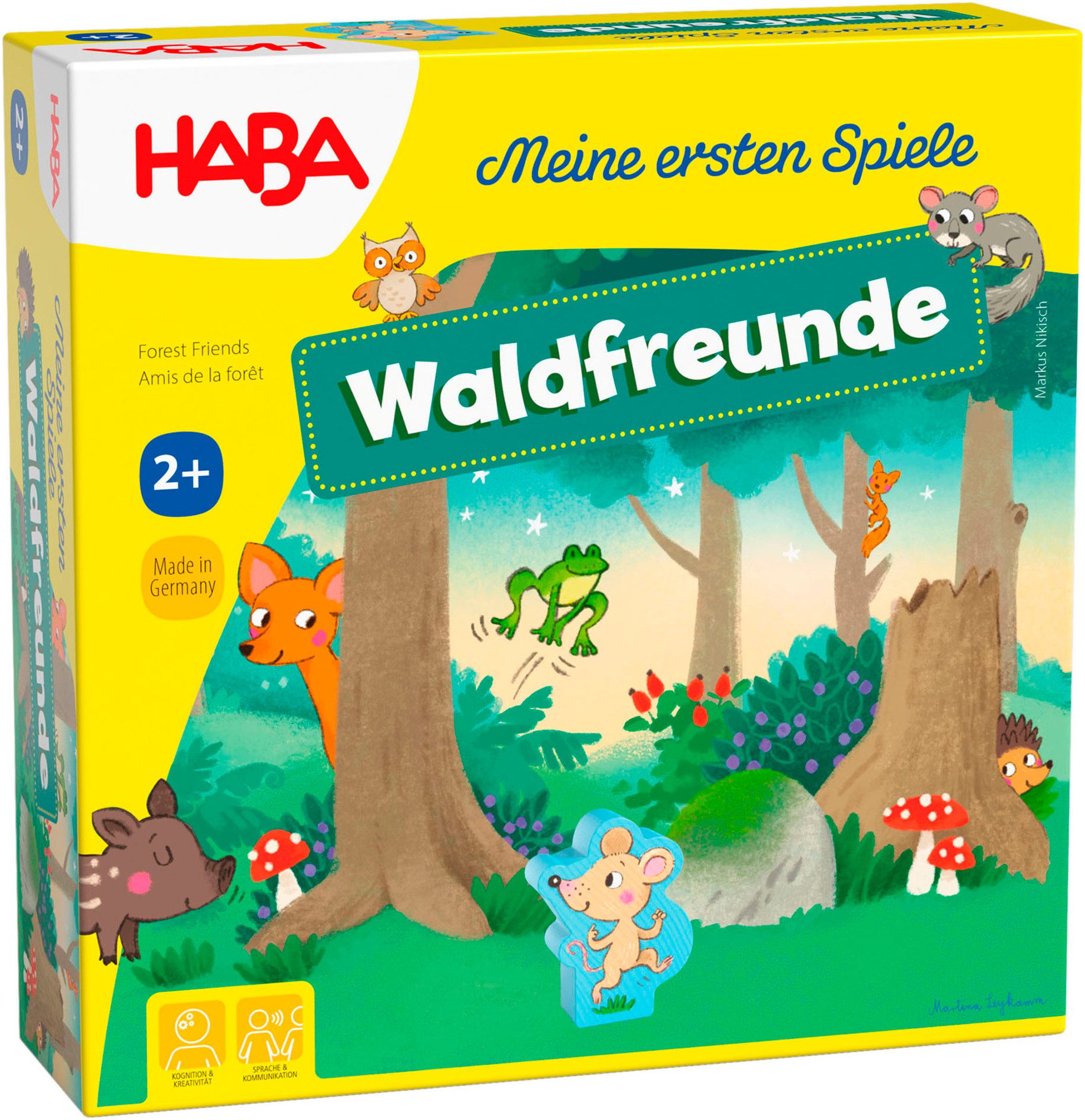 Haba Spielesammlung Meine ersten Spiele - Waldfreunde, Kleinkindspiel, Made in Germany
