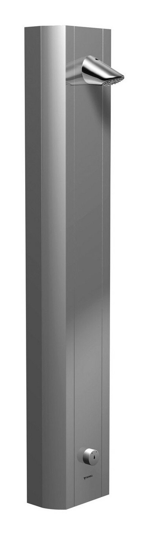 Schell Duschsäule Linus, Höhe 120 cm, Duschpaneel vorgemischtes Wasser m. Duschkopf Aerosolarm