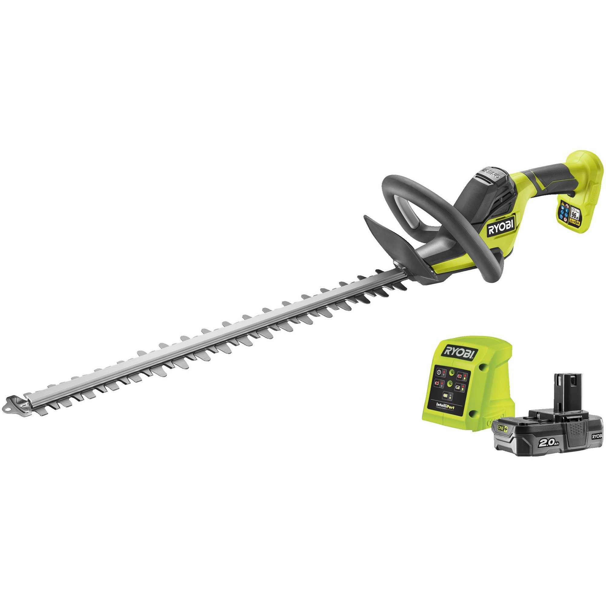 Ryobi Heckenschere ONE+ Akku-Heckenschere RY18HT55A-120, 18Volt