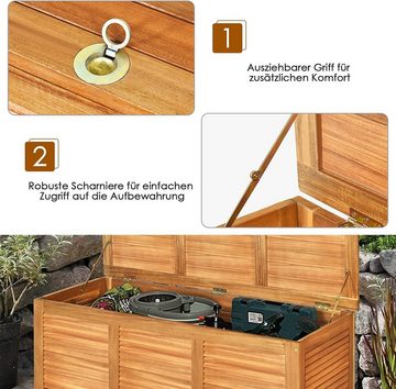 KOMFOTTEU Aufbewahrungsbox Aufbewahrungsbehälter mit Deckel, aus Massivholz