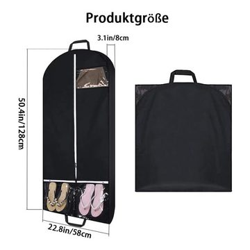 HIBNOPN Kleidersack Kleidersack Multifunktionale Anzug Wasserdicht Mit Fenster Faltbare