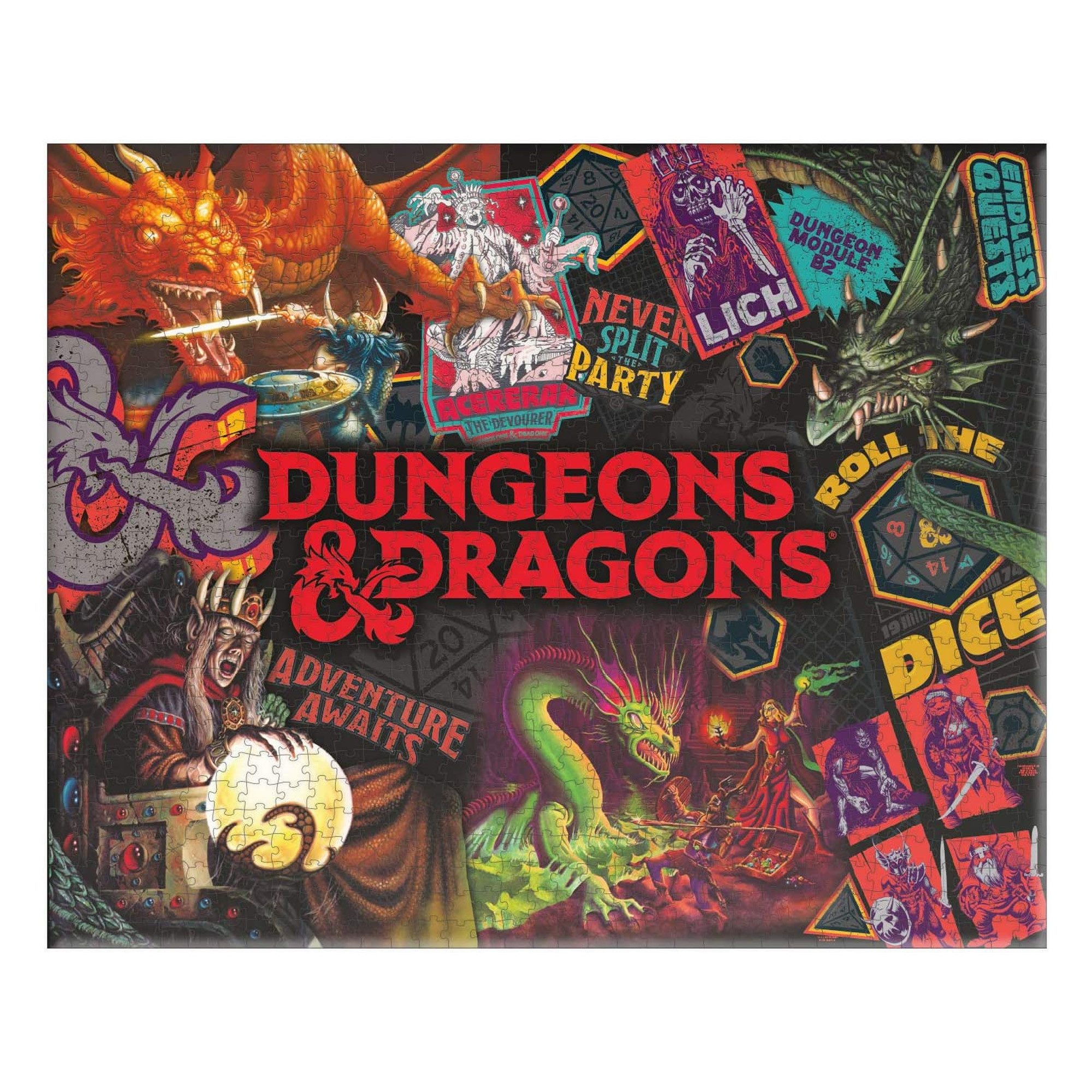 Paladone Puzzle Dungeons & Dragons (1000 Teile), 1000 Puzzleteile günstig online kaufen
