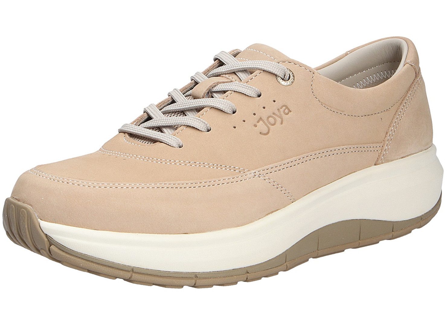 Joya Damen Schnürschuh VENICE ZIP BEIGE beige Schnürschuh