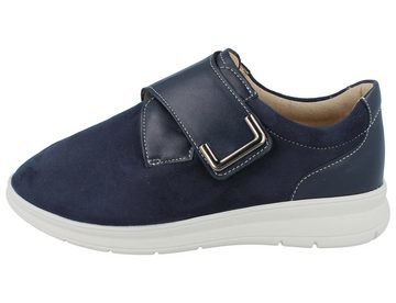 Finn Comfort Neiva, blau, Klettschuh Wechselfußbett, Stretch