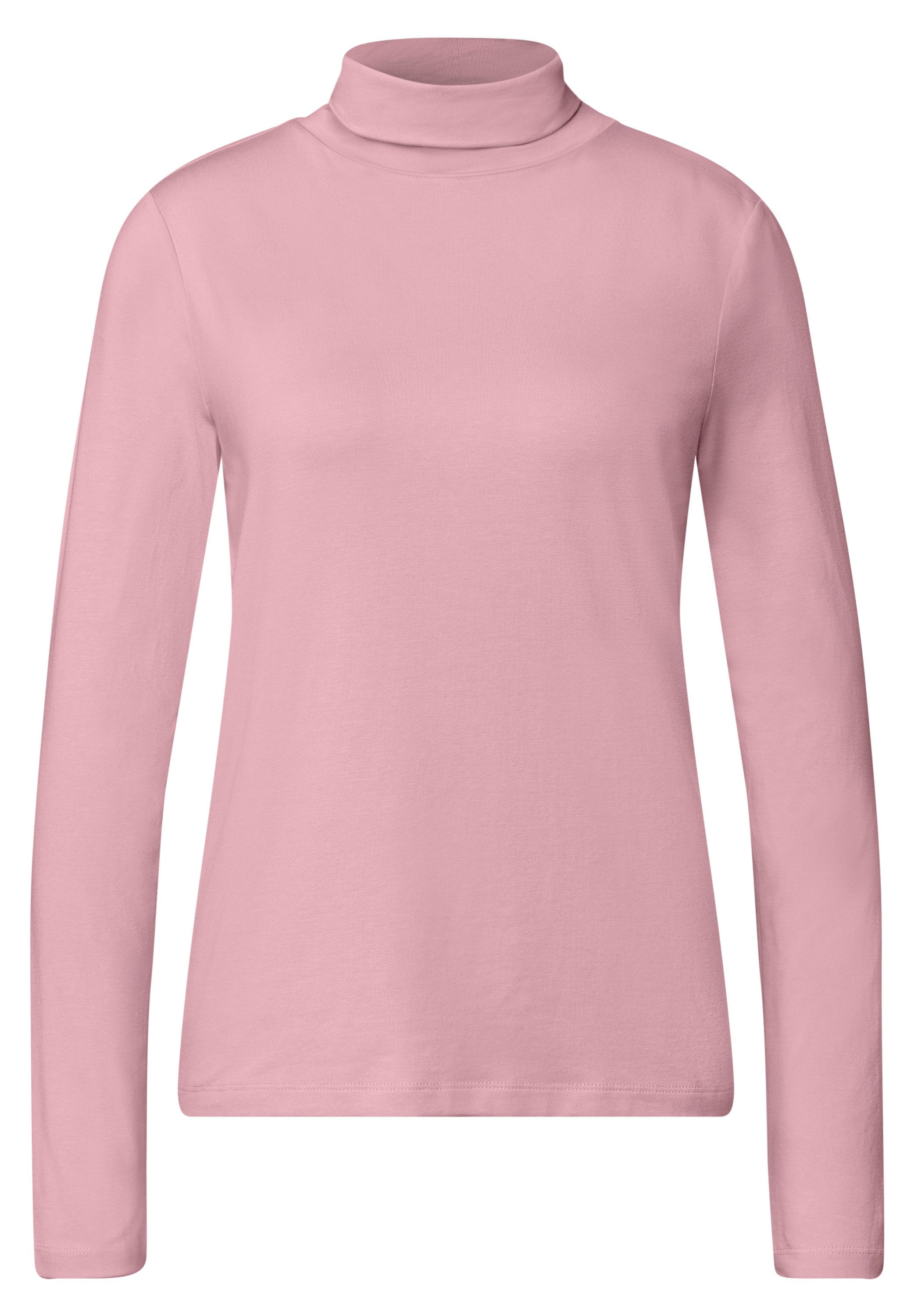 STREET ONE Langarmshirt in Unifarbe – Bild 4 von 5