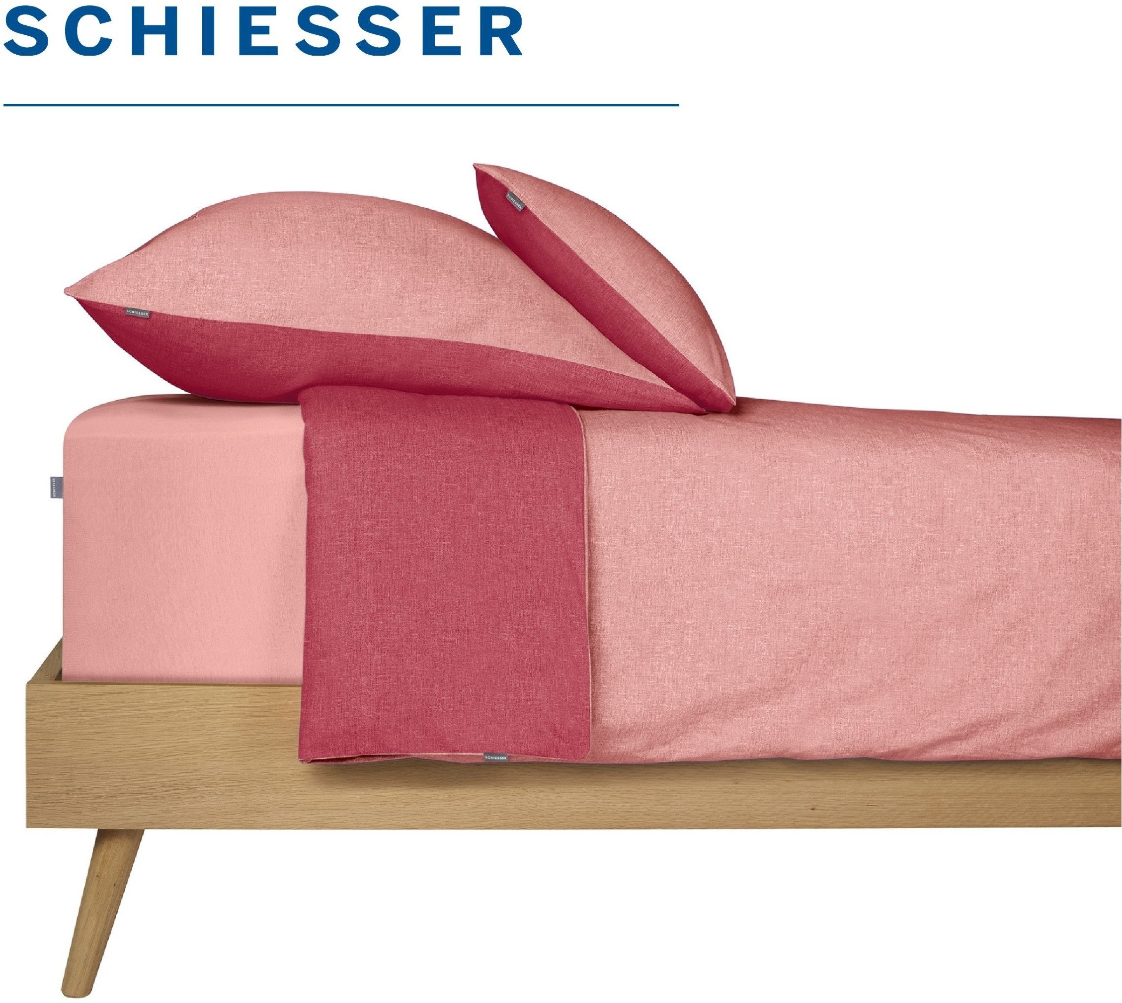 Schiesser Spannbettlaken Jessi aus 100% Baumwolle, Jersey, Gummizug: rundum, (1 Stück), für Matratzen bis zu 22 cm Höhe, OEKO-TEX® MADE IN GREEN – Bild 4 von 5