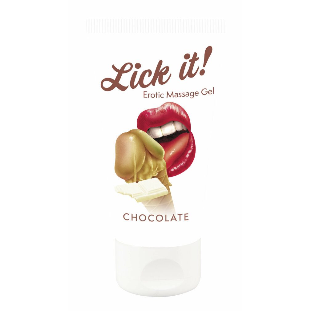 LICK IT Gleitgel ! Massage Gel Chocolate 50ml mehr