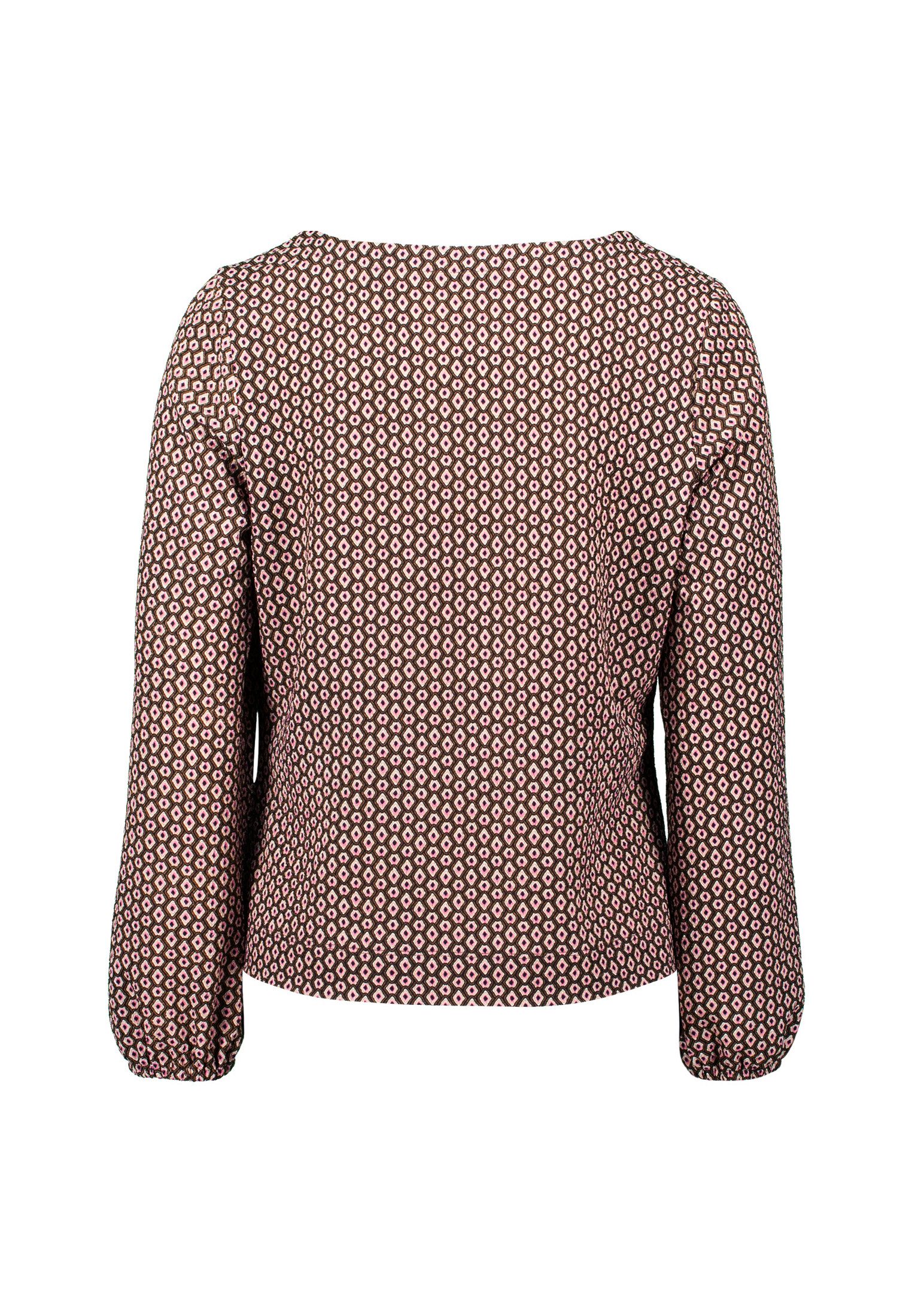 Zero Klassische Bluse Damen mit grafischem Print