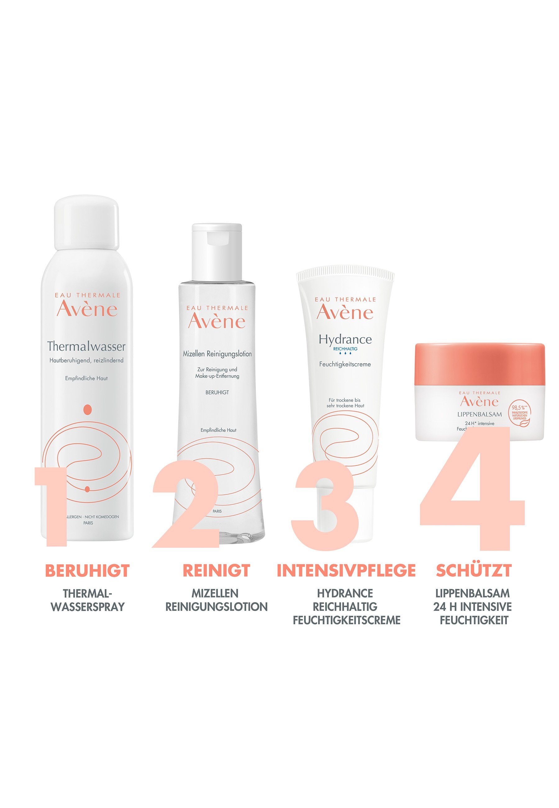 Avene Gesichtspflege Lippenbalsam 24H intensive Feuchtigkeit, 1-tlg.