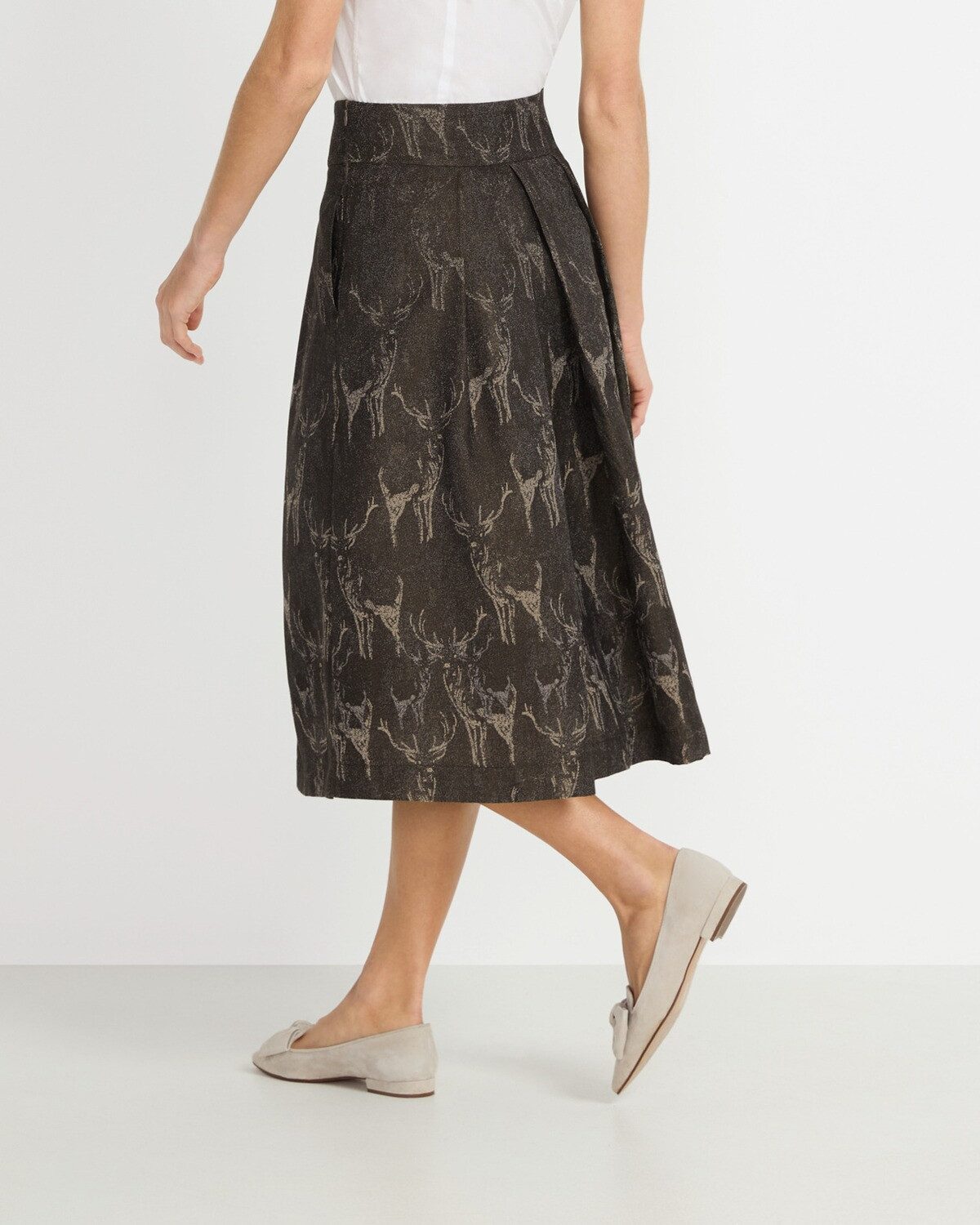 Reitmayer Trachtenrock Jacquard-Rock mit Hirschen – Bild 5 von 5