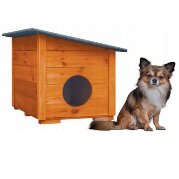 pressiode Hundehütte Hundehütte wetterfestes Hundehaus mit Vordach für Hunde Hundehöhle