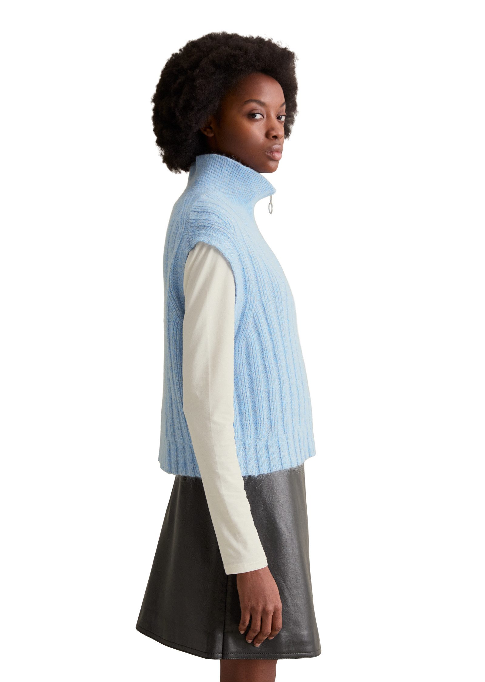 Marc O'Polo DENIM Pullunder aus edlem Wolle-Alpakawolle-Mix