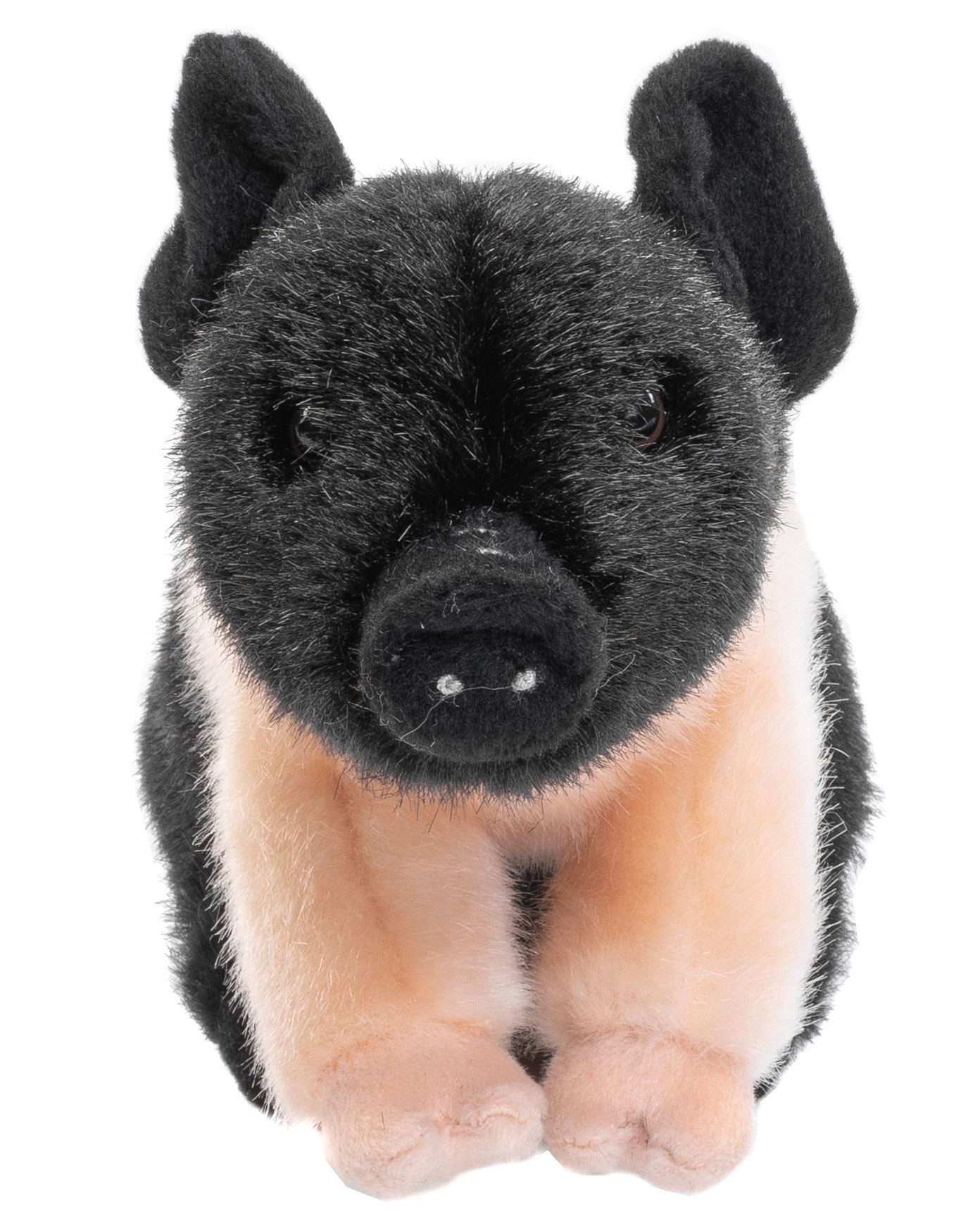 Uni-Toys Kuscheltier Angler Sattelschwein - 20 oder 25 cm - Plüsch-Ferkel - Plüschtier, zu 100 % recyceltes Füllmaterial