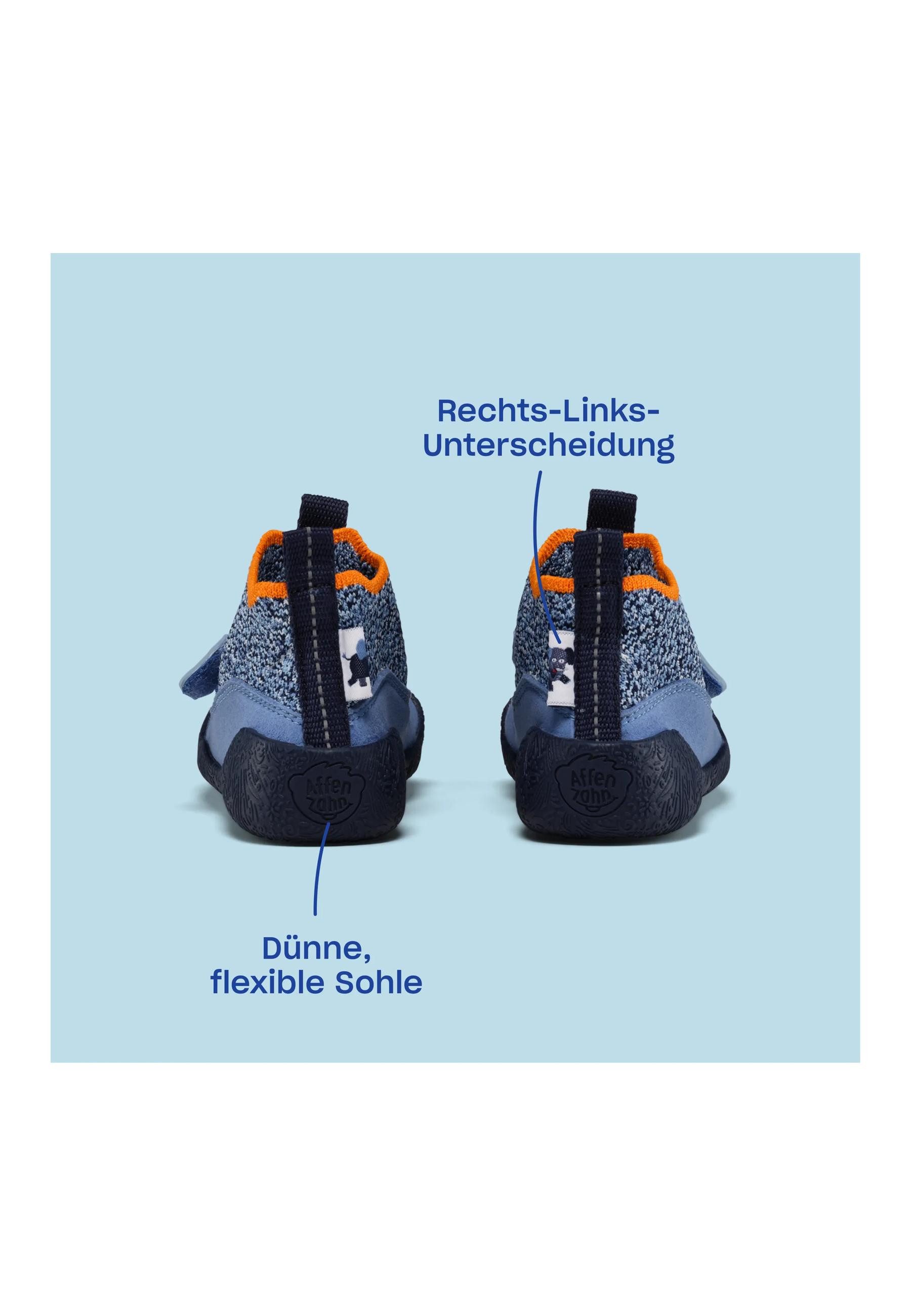 Affenzahn Knit Toddly . Lauflernschuh nach Barfußschuhprinzip