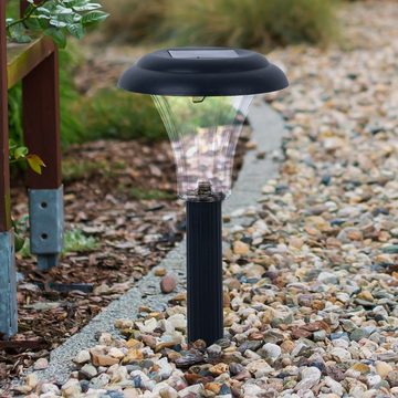 etc-shop LED Gartenleuchte, LED-Leuchtmittel fest verbaut, Solarleuchten Außen Stecklampen Solar Garten Deko Solarlampe