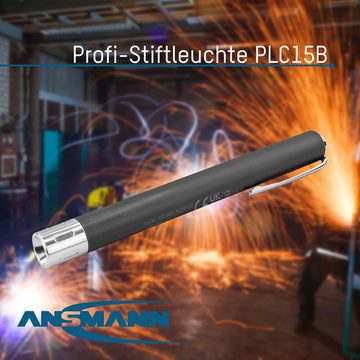ANSMANN AG LED Taschenlampe Stiftleuchte PLC15B Glühbirne mit Cliptaste (5er Bundle) inkl. AAA Batterien