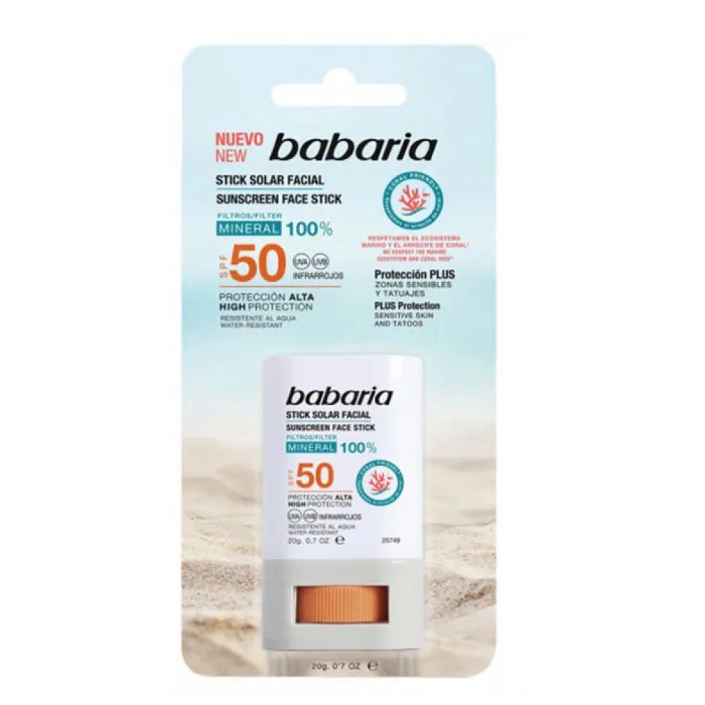 babaria Sonnenschutzcreme Babaria Sunscreen Face Stick Spf50