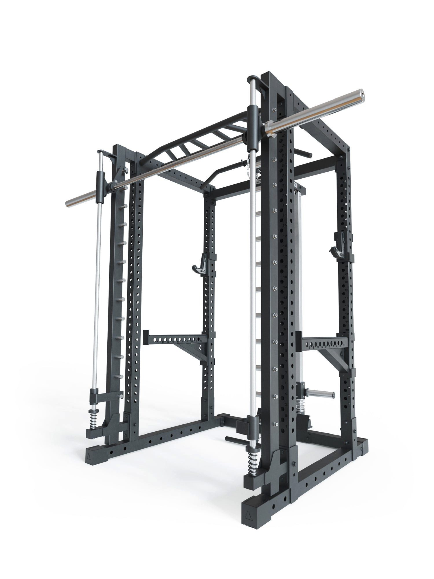 ATLETICA Power Rack R7-Forge mit Plate Load Gewichte und Smith Machine