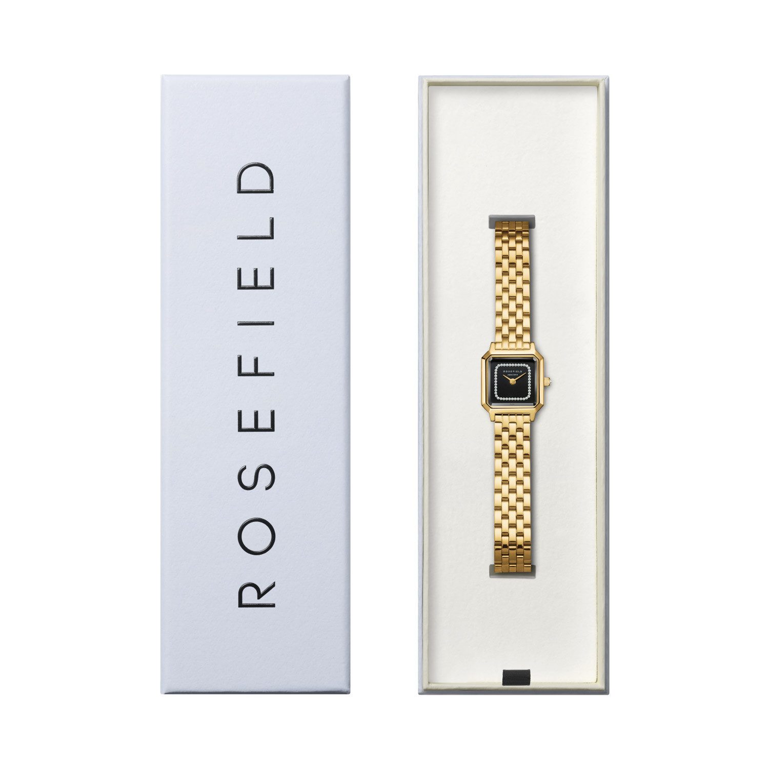 ROSEFIELD Quarzuhr Boxelle Goldfarben mit en